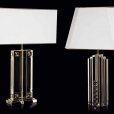 Tomás y Saez, luxury table lamps made of crystal and bronze, with gold and silver, buy in Spain